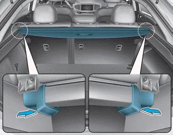 Hyundai Ioniq. Cargo Security Screen