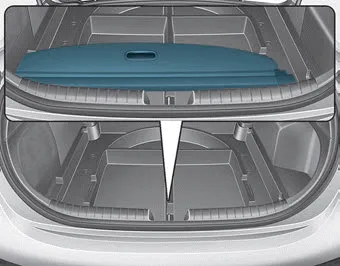 Hyundai Ioniq. Cargo Security Screen