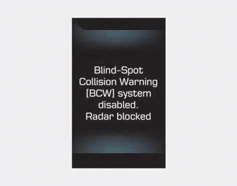 Hyundai Ioniq. Detecting sensor