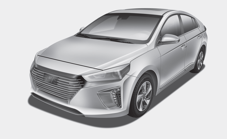 Hyundai Ioniq. Hybrid Vehicle Exterior Overview