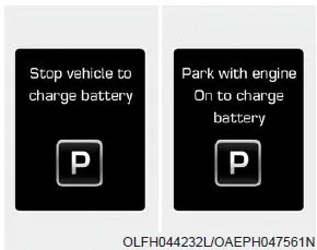 Hyundai Ioniq. LCD Display Messages