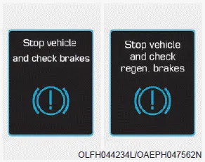 Hyundai Ioniq. LCD Display Messages